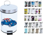 MSV 3L Blue XS Mini BIN, Stainless Steel, Multi-Colour, 3 litres