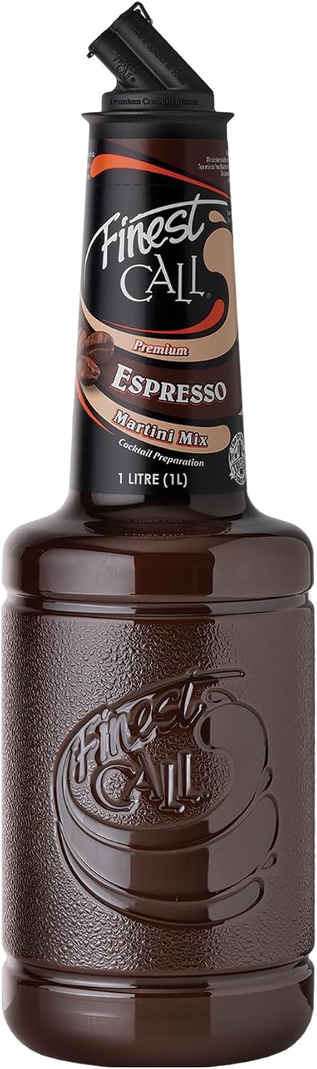 Finest Call Premium Espresso Martini Drink Mix, 1 Liter Bottle (33.8 Fl Oz)