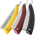 Solid Shaving Razor, Men Foldable Razors, Straight Men Shaving Razor with Blades - MADE in USA - for Professional Barbers and Personal Use