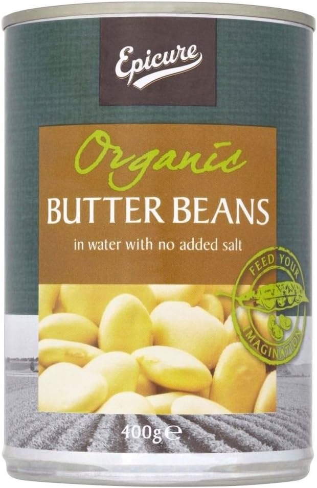 Biona Organic Butter Beans in Water (400g) - Pack of 6