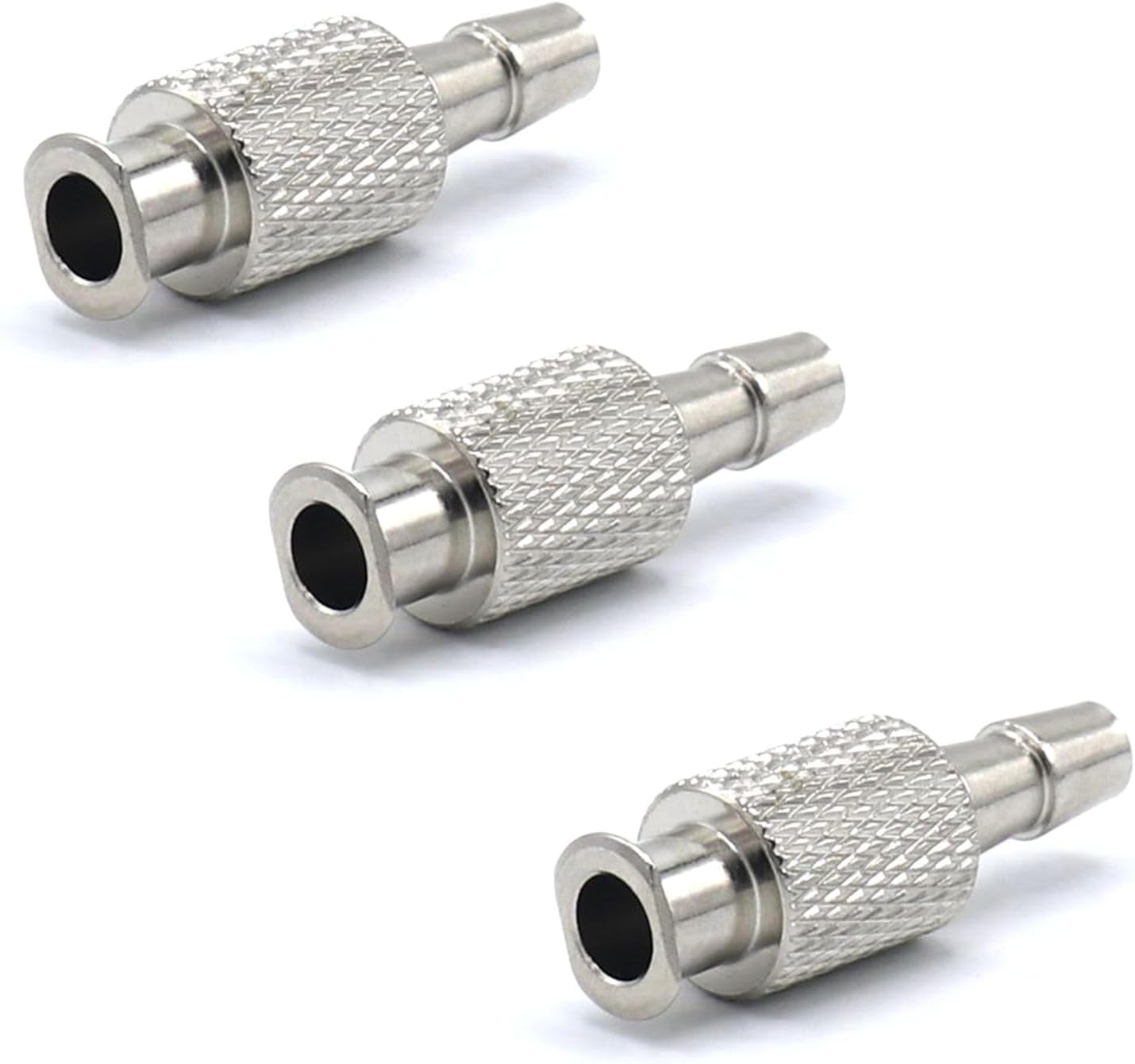 3PCS Metal NIBP Cuff Connector, BP04 Blood Pressure Monitor Cuff Connector, Air Hose Adapter