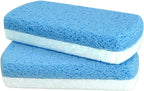 Maryton Glass Pumice Stone for Feet, Callus Remover and Foot Scrubber & Pedicure Exfoliator Tool Pack of 2