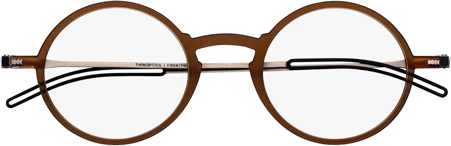 Always With You ThinOptics Reading Glasses - Ultra Thin, Durable, Lightweight - Optical Grade Lenses