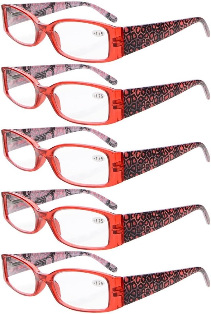 Eyekepper 5 Pairs Reading Glasses for Women Reading Inlcude Reader Sunglasses
