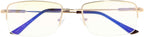 CessBlu Flexible Blue Light Filtering Glasses Titanium Computer Eyeglasses Men Reading
