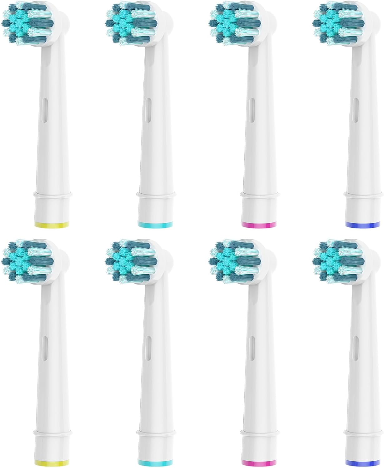 8pcs Kids Replacement Heads Compatible with Braun Oral B Kids Electric Toothbrush, Ultra Soft Bristles