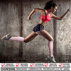CHARMKING 4 Pairs Compression Socks for Women and Men