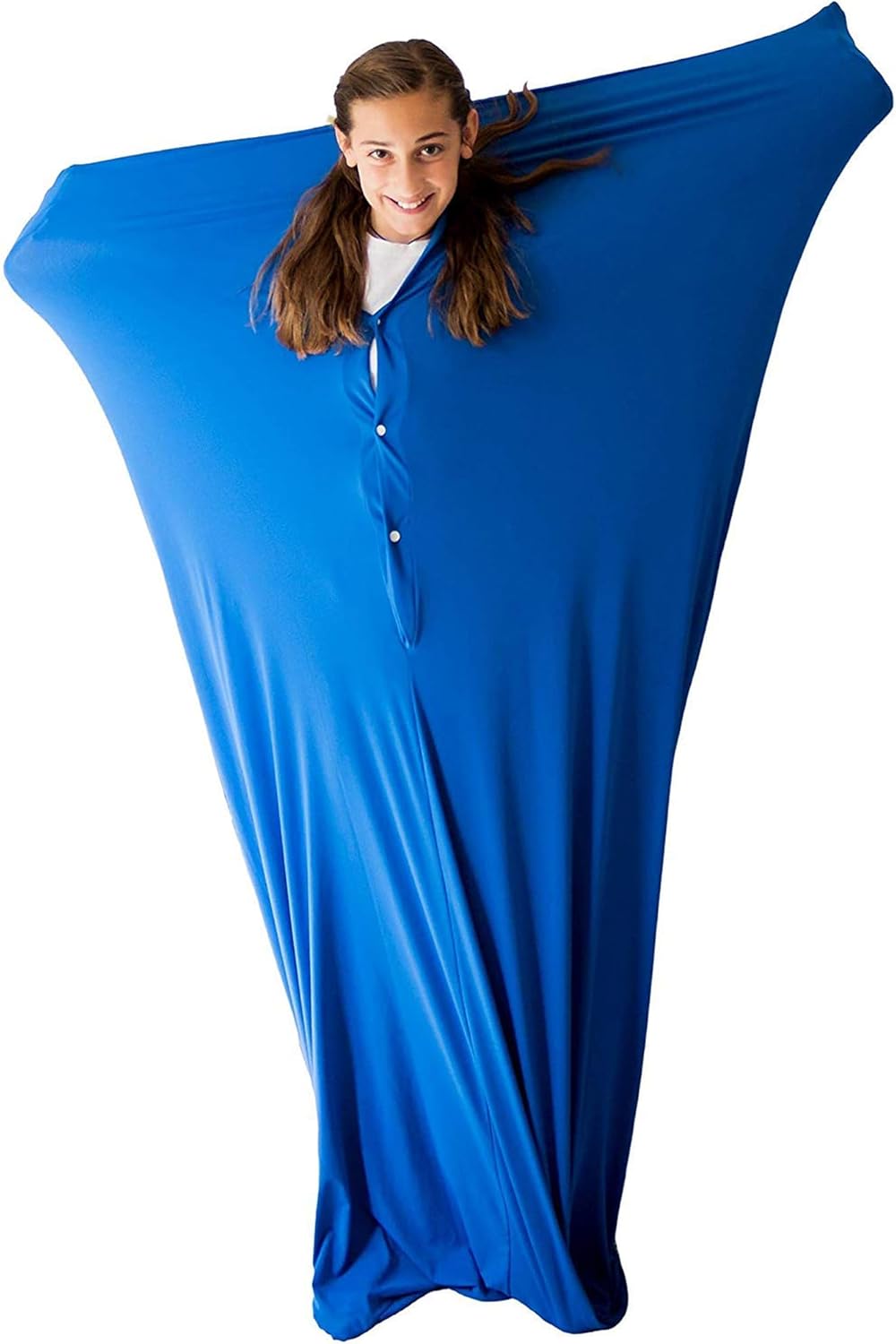 Harkla Body Sock - Sensory Socks for Kids - Stretchable Sack to Help Relax and Focus - Easy to Wash Breathable Sensory Full Body Sock for Children - Extra Large 64" x 30"