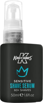 King of Shaves Advanced Sensitive Shaving Face Serum, Face Serum For Men, Hydrating & Nourishing Serum 1.69 fl oz