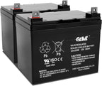 Casil 12V 35Ah SLA Battery – 2 Pack Replacement for Pride Mobility SC710 Victory 10 4-Wheel Scooter – U1 Group Size, AGM Deep Cycle Battery for Power Chairs & Mobility Devices