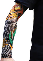 Cooling Sun Protection Tattoo Sleeves for MenWomen,UltraRealistic,UltraThin Breathable,Seamless Cuffs,High Stretch