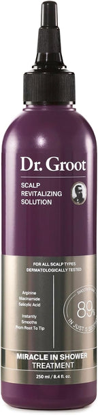 Dr. Groot Miracle in Shower Moisturizing Treatment for Hair Loss, Korean Hair Care Rinse, Rosemary Oil for Smooth, Healthier-Looking Hair in 5 Seconds, Scalp Revitalizing Solution