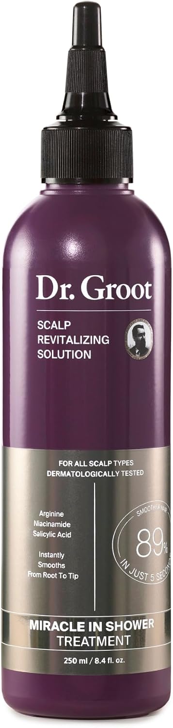 Dr. Groot Miracle in Shower Moisturizing Treatment for Hair Loss, Korean Hair Care Rinse, Rosemary Oil for Smooth, Healthier-Looking Hair in 5 Seconds, Scalp Revitalizing Solution