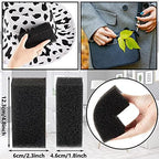 Cunhill Hat Cleaner Kit 6 Pieces Hat Brush Sponge Cleaner Kit Felt Western Cleaning Removes Lint and Dirt