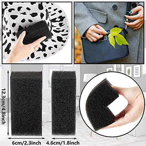 Cunhill Hat Cleaner Kit 6 Pieces Hat Brush Sponge Cleaner Kit Felt Western Cleaning Removes Lint and Dirt