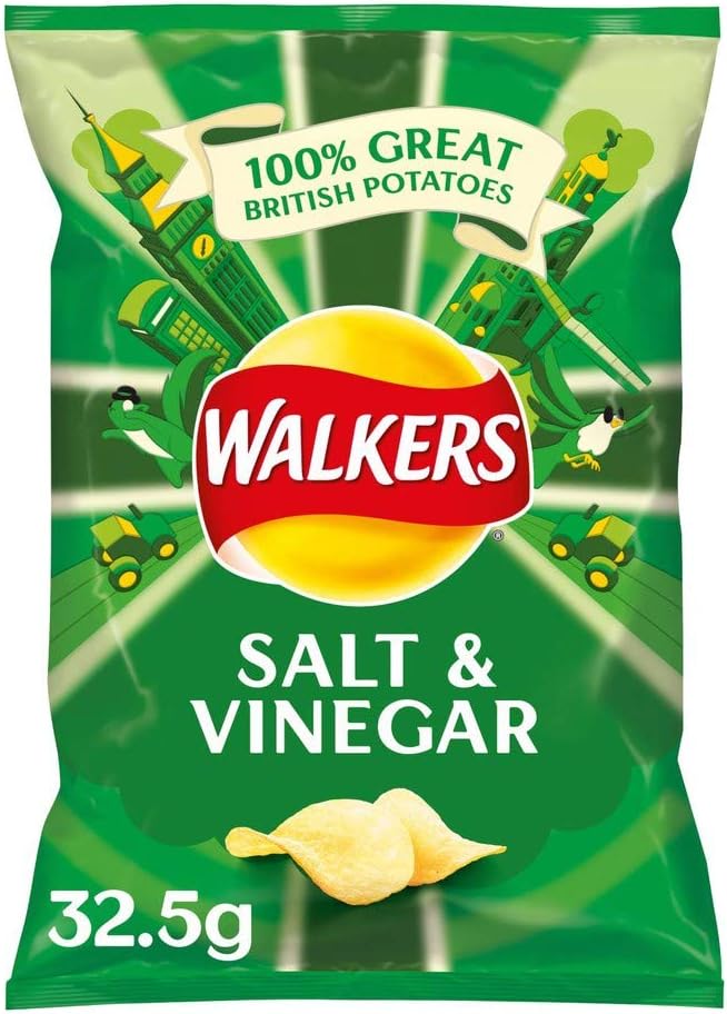 Walkers Salt & Vinegar, 32.5 g