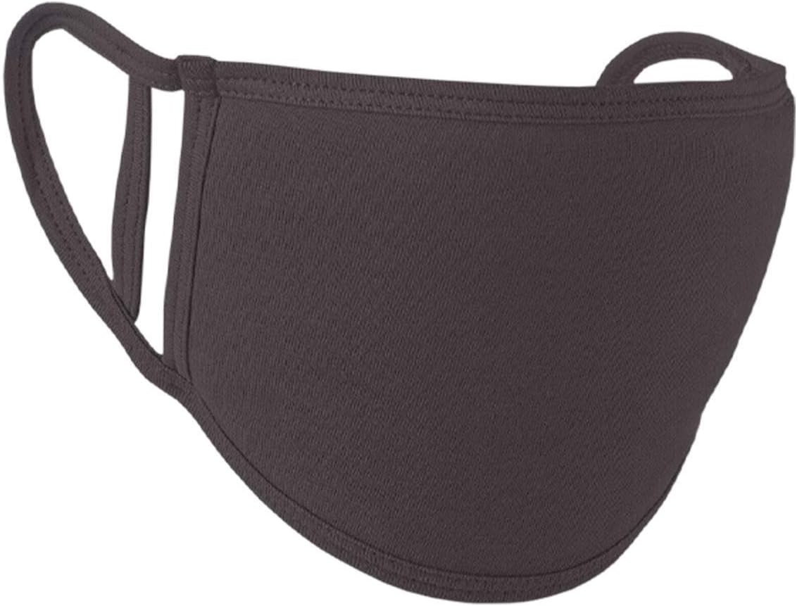 Trimming Shop Kids Face Mask Reusable Washable Face Covering for Children 2 Ply Face Mask, Cotton Face Mask Breathable Safety Mask Protection from Pollution, Grey, 14cm x 10cm, 1pc