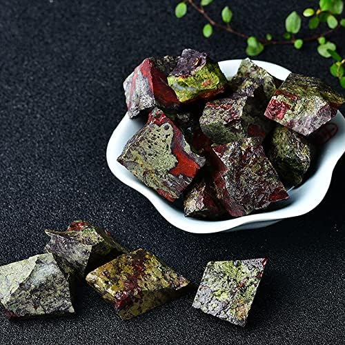 Natural Dragon Bloodstone Raw Rough Mineral Specimens Stone Home Decoration,50g