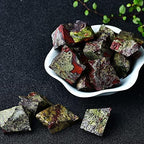 Natural Dragon Bloodstone Raw Rough Mineral Specimens Stone Home Decoration,50g