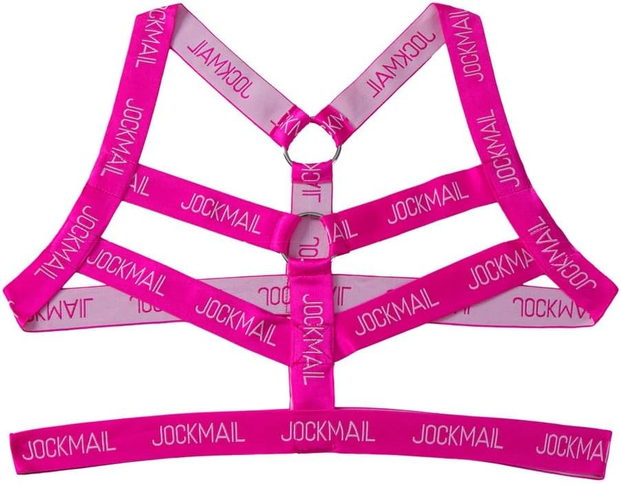 JOCKMAIL Mens Fitness Harness Belt Body Chest Elastic Shoulder Strap Nylon Shoulder Strap Sexy Halter Clubwear Costume