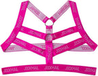 JOCKMAIL Mens Fitness Harness Belt Body Chest Elastic Shoulder Strap Nylon Shoulder Strap Sexy Halter Clubwear Costume