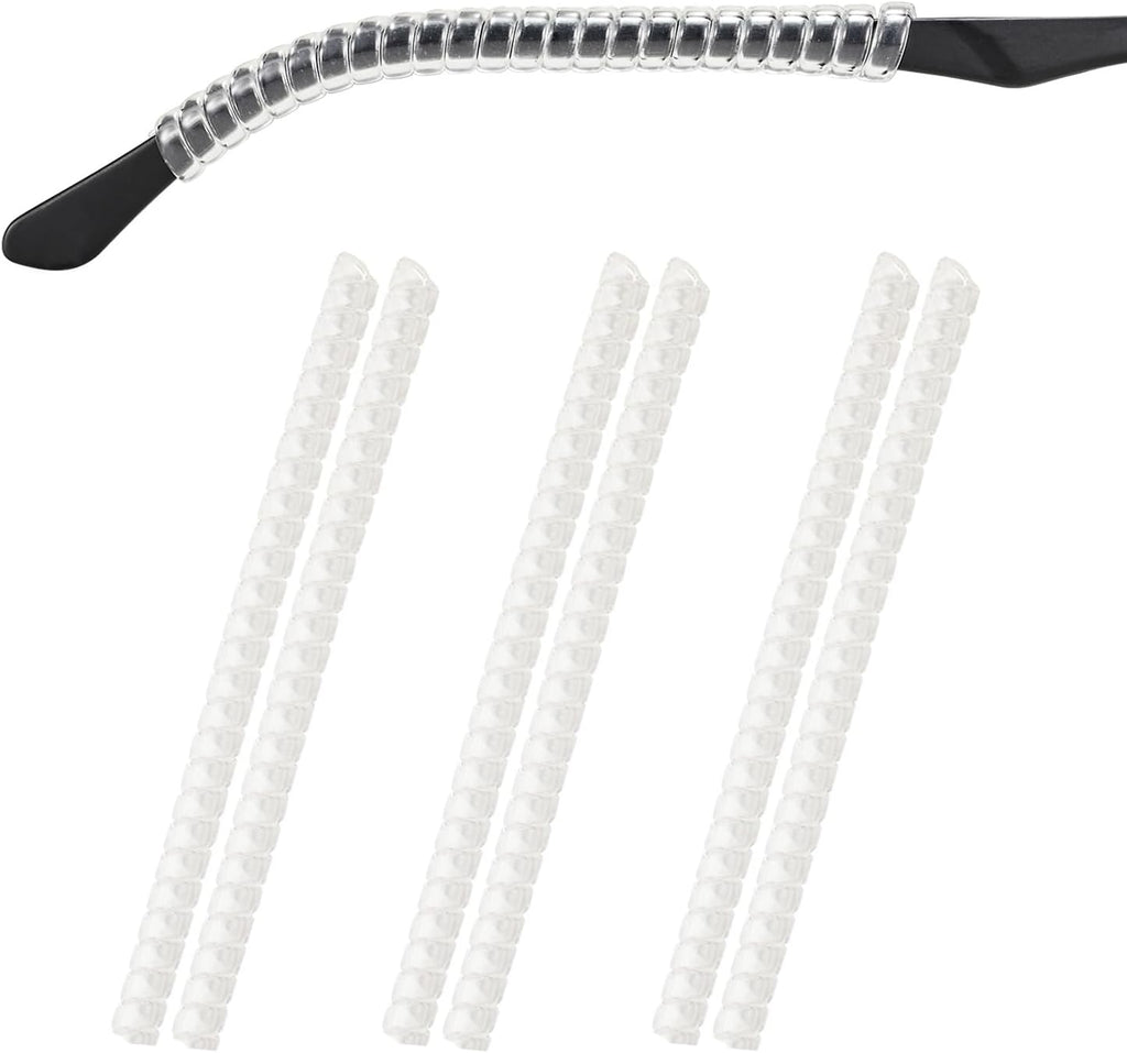 Eyeglasses Ear Cushion, Anti-Slip Comfort Eyeglasses Temple Tips Sleeve Retainer, Non Slip Eyeglass Ear Cushions