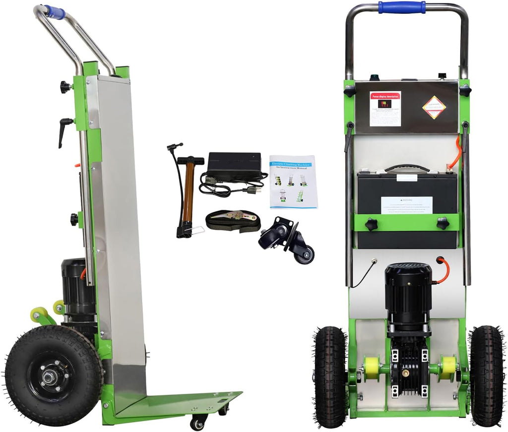 880lb Electric Stair Climbing Hand Trucks Also Suitable for Curved Stairs, Heavy Duty Stair Climbing Dolly Up and Down Stairs Effortless