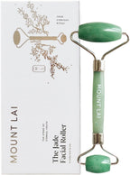 Mount Lai De-Puffing Jade Facial Roller – The Stone of Eternal Youth, Authentic Jade Face Roller for Sculpting, Soothing & Glowing Skin, Ultimate Facial Massager Tool for Self-Care Ritual