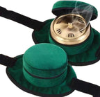 Moxibustion Box, Smokeless Metal Moxa Box Tool for Home Use – Reusable Copper Moxibustion Device with Fabric Cover