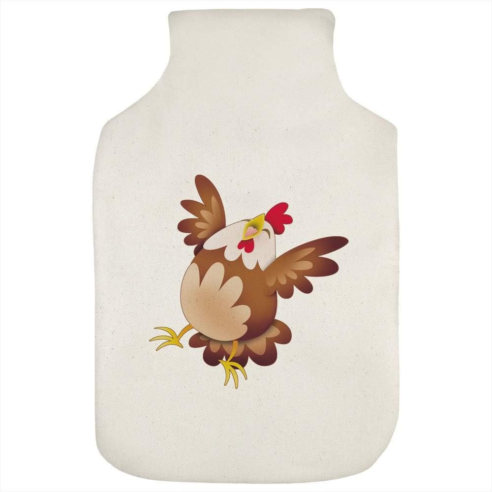 Azeeda 'Happy Chicken' Hot Water Bottle Cover (HW00011526)