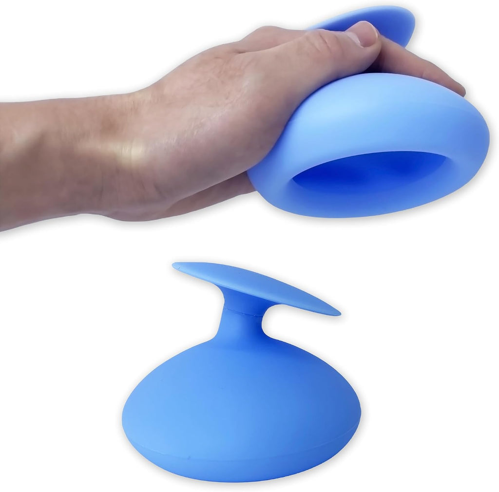 SADIKALO Mucus Removal Device - Chest Percussion Cup Portable Silicone Flutter Phlegm Remover for Adults