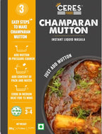 CERES FOODS India's Bihari Champaran Ahuna Handi Mutton Masala Simmer Sauce Ahuna Handi Mutton Masala Mutton Cooking Paste Curry Paste Curry Mix, 200 gm