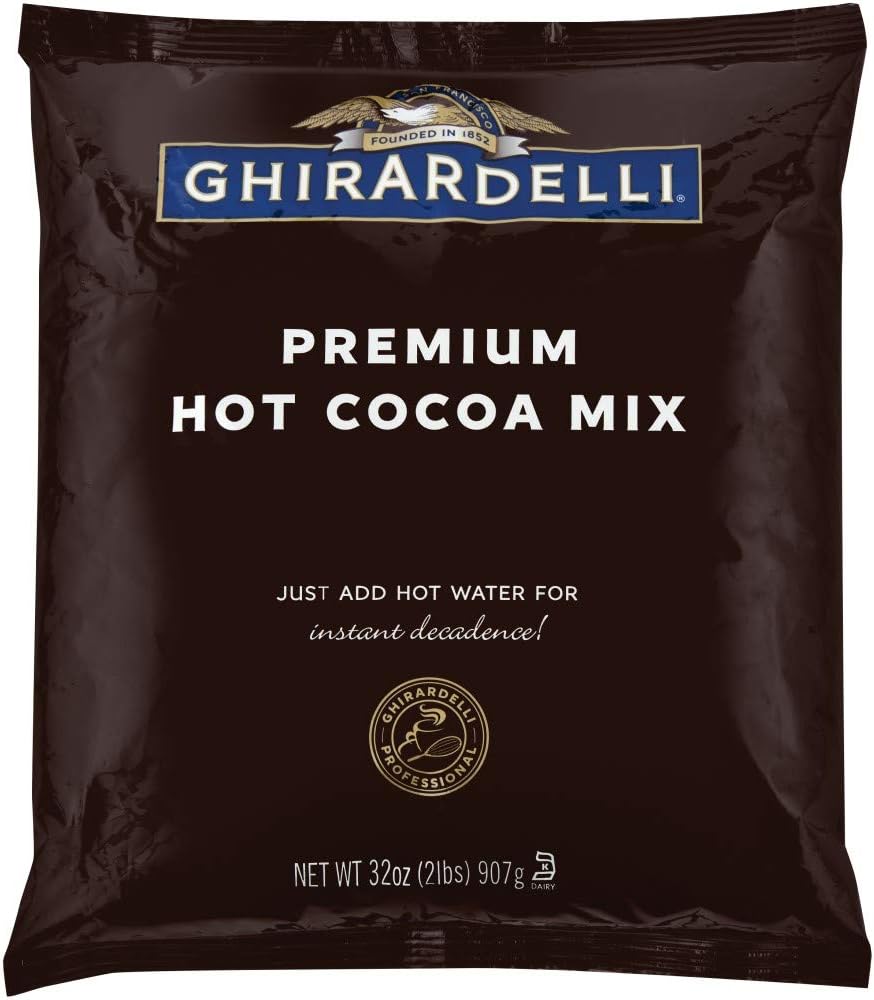 Ghirardelli Chocolate Premium Hot Cocoa Mix, 32-Ounce Packages (Pack of 2)