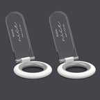 Toilet Lid Lifter, Toilet Seat Lifter Toilet Seat Handle Lifter Toilet Cover Lifter,Avoid Touching Toilet Cover Handle,2 PCS White.