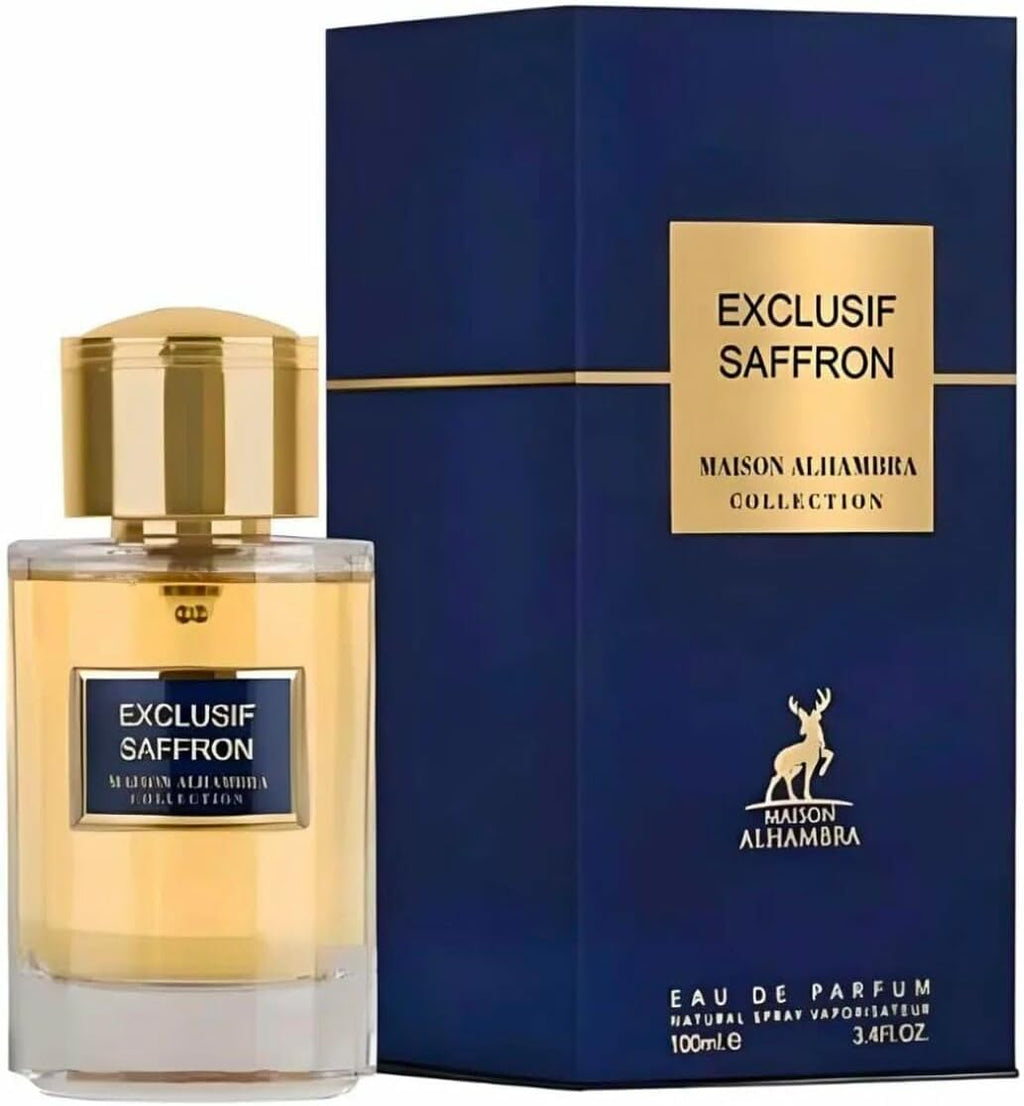Exculsif Saffron by Maison Alhambra for Men - 3.4 oz EDP Spray