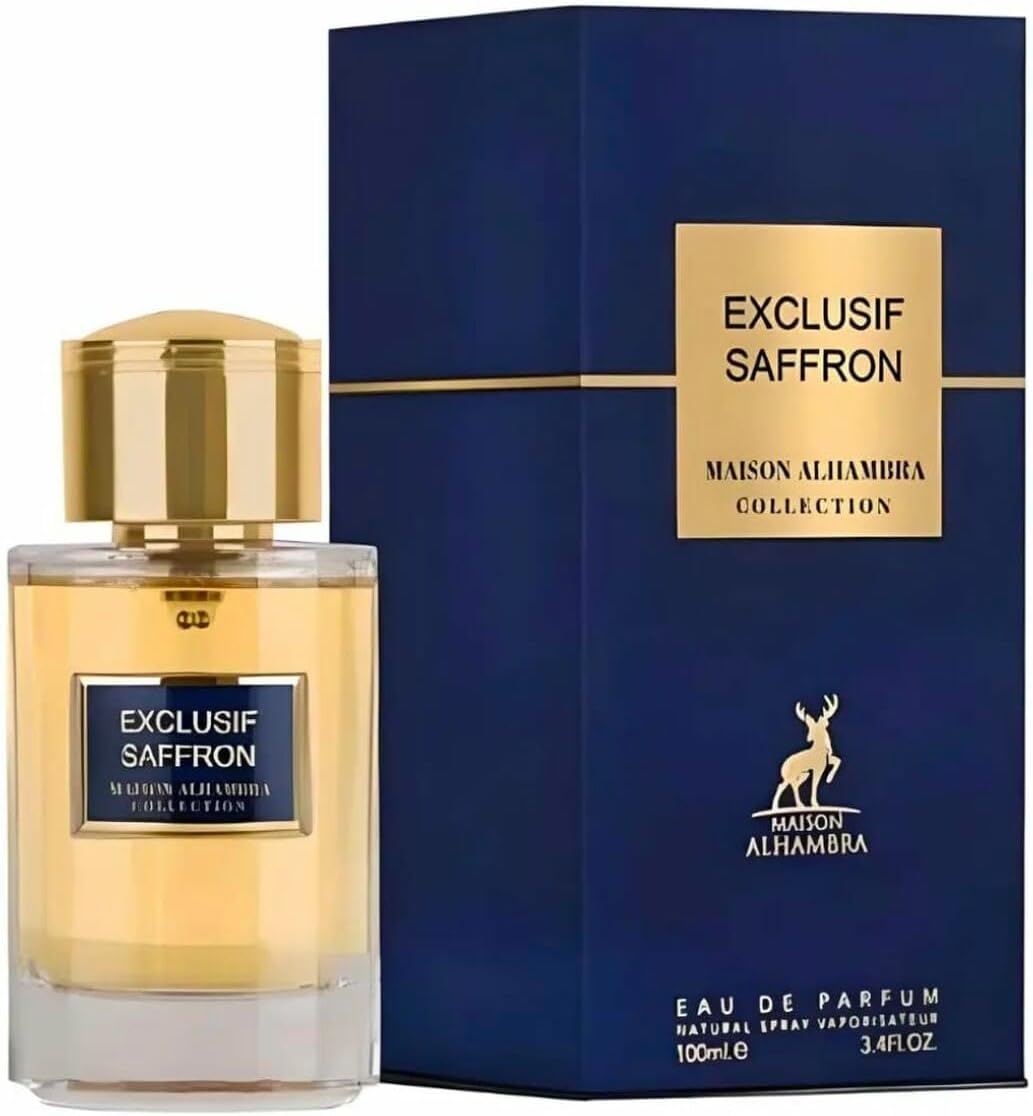Exculsif Saffron by Maison Alhambra for Men - 3.4 oz EDP Spray