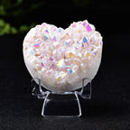 Acxico 1 pcs Wholesale Lot 7 to 10 PCs Natural Angel Aura Quartz Cluster Heart Crystal