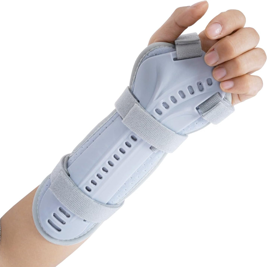 Wrist Fracture Splint,Wrist Brace,for Fractures,Sprains,Pain and Swelling,Arthritis,Tendonitis,Removable Splints for Adult(Left Hand)