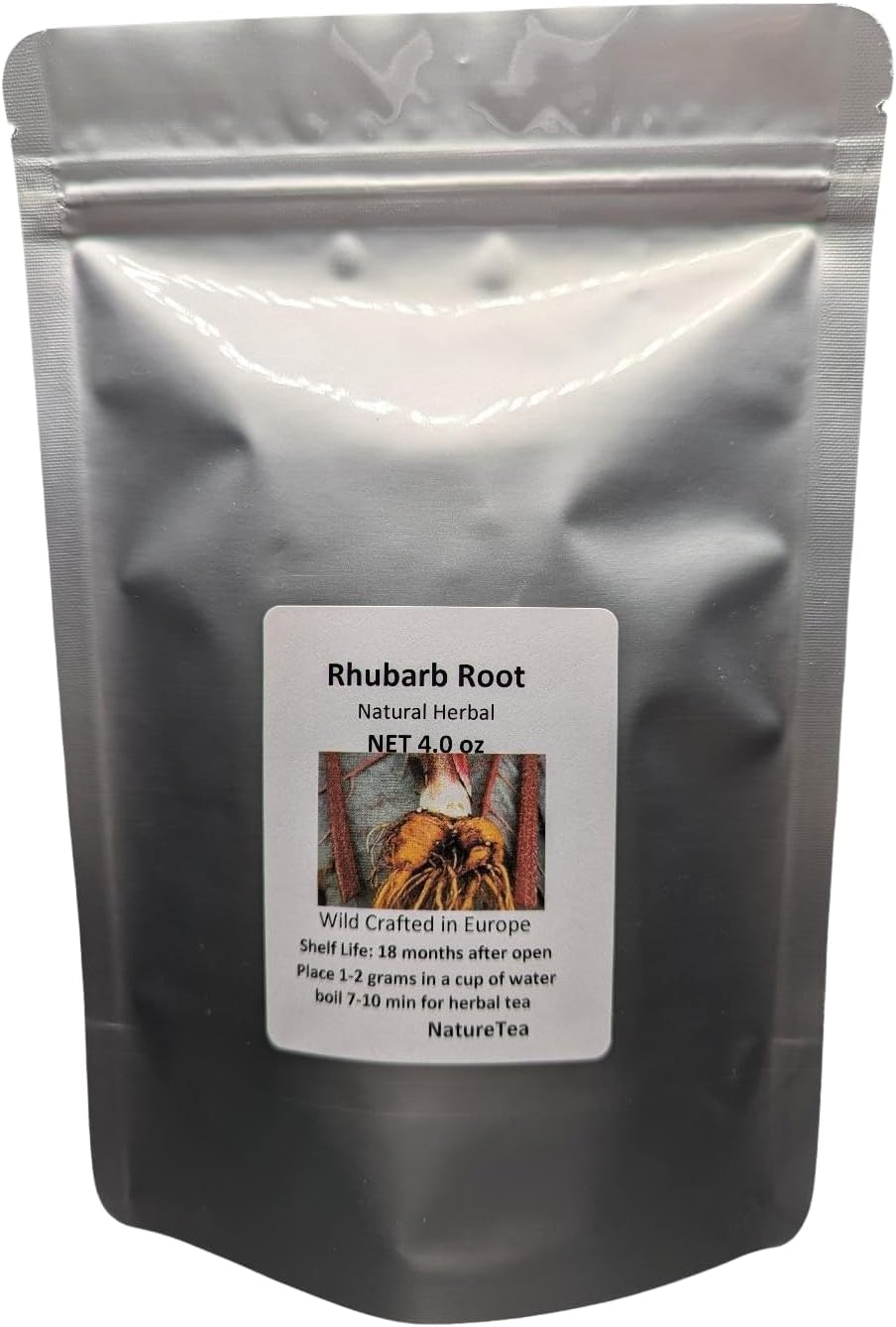 Rhubarb Root - Dried Rheum officinalis Granule from 100% Nature (8 oz)