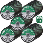 50 Pack - Cut Off Wheels 4 1/2 Inch x 1/16 Inch x 7/8 Inch - for Cutting All Steel and Ferrous Metals.