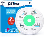 4-in-1 Timer for Kids, 2 Minute Toothbrushing, 20 Seconds Hand Washing Timer, 5 Mins Potty Training, 15 Mins Shower Time, Magnetic Toothbrush Time for Boy & Girl Routine, Healthy Habit