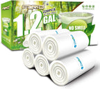 FORID 1.2 Gallon Garbage Bags, 220 Count, Small, Clear –Wastebasket Bin Liners for Bathroom, Bedroom, Office, Garbage Can - Durable & Thick Trash Bag