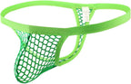 Swbreety Men's See Through Fishnet G-String Tong Underwear