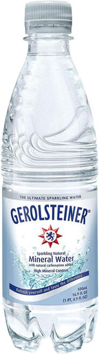 Gerolsteiner Sparkling Natural Mineral Water (16.9 oz. bottles, 24 pk.) - (Original from manufacturer - Bulk Discount available)