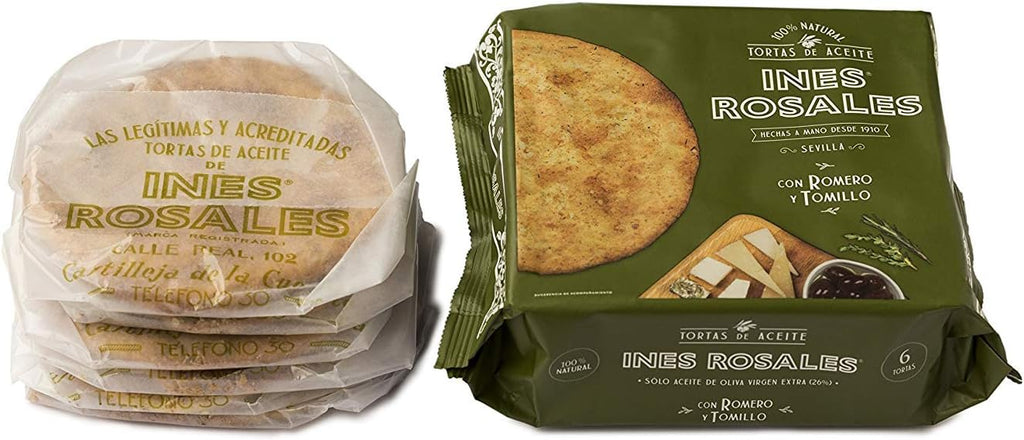 Ines Rosales, Tortas Rosemary, 6.34 Ounce