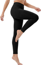 +MD 140D Light Compression Pantyhose for Women, 15-20mmHg Graduated Compression Tights, Footless Leggings for Leg Support