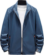 Men's Sports Run Jacket Fashion Stylish Lightweight Windbreaker Spring Fall Casual Jackets Windproof Casual Coat