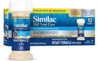 Similac 360 Total Care Infant Formula, Has 5 HMO Prebiotics, Our Closest Prebiotic Blend to Breast Milk, Non-GMO,‡ Baby Formula, Ready to Feed, 2-fl-oz Bottle, Pack of 12