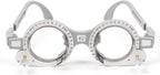 Optical Trial Lens Frame Fixed PD 62mm Optometry Frame with Adjustable Temple Arms - Suitable for Optometrists