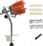Dental Phantom Head with Typodont Teeth Model, Dental Simulator Manikin Phantom Head for Dentist Teaching Practice Training Demonstration (Simple Clamp Table Teeth Model)